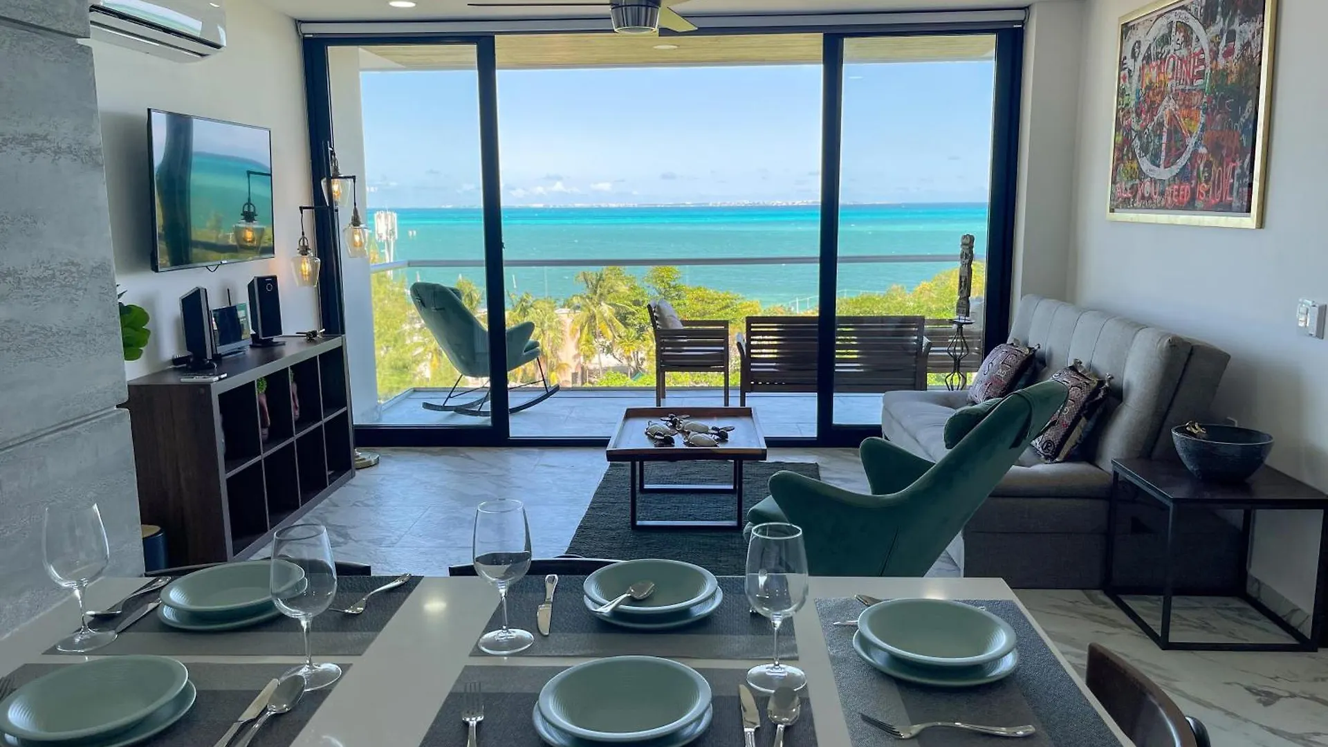 2Br Oceanfront Luxury Apartment In The Hotel Zone Cancún 0*,